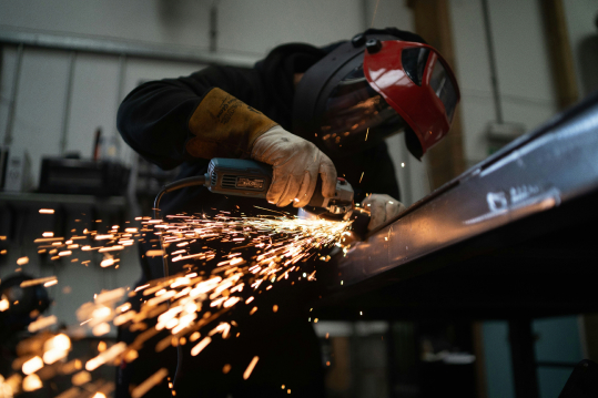 Machinist at work
